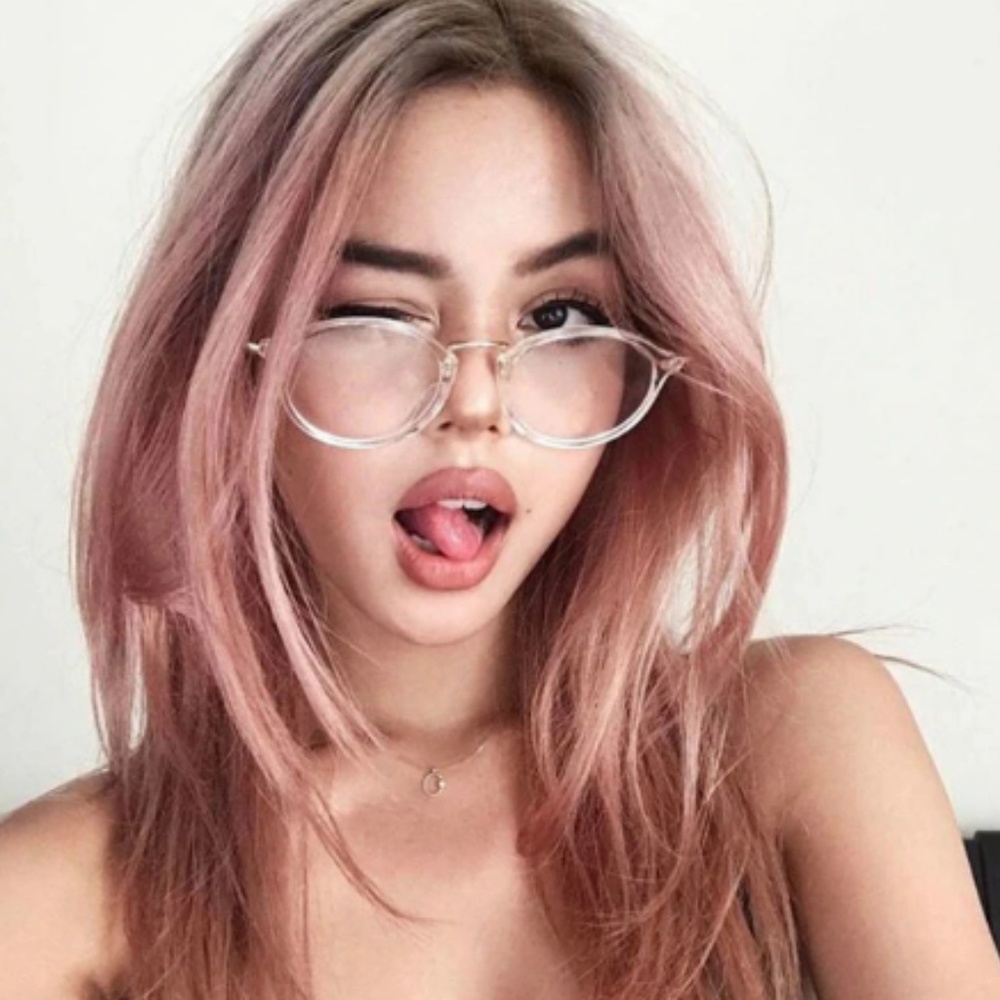Vintage Inspired Oversized Clear Round Glasses